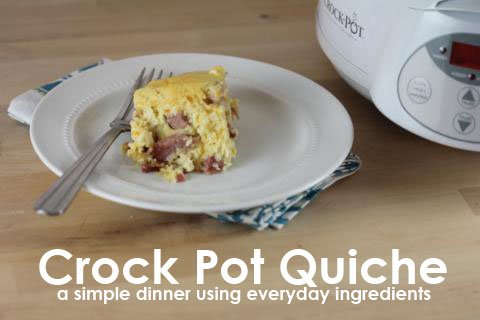 Crock Pot Quiche