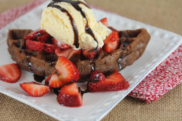 Gluten Free Chocolate Waffles 