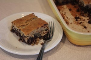 Flourless Chocolate Chip Cake