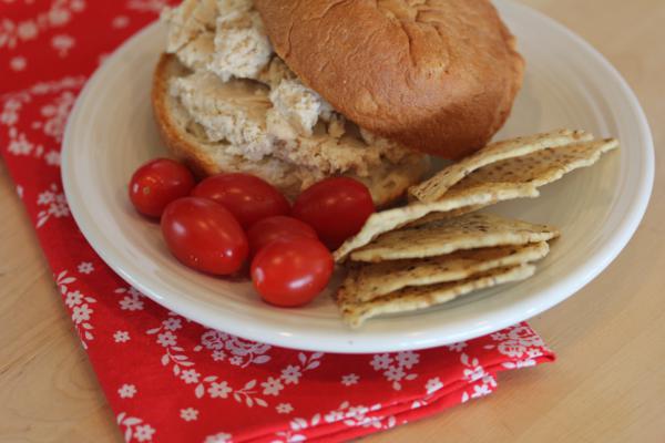 Ceasar Style Chicken Salad Sandwiches