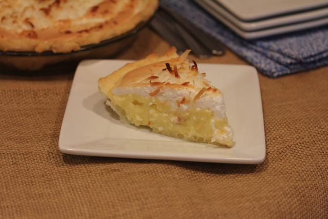 Coconut Cream Pie with Meringue Topping 4