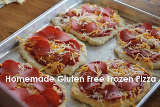 Homemade Gluten Free Frozen Pizza