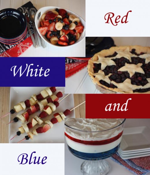Red White and Blue Desserts