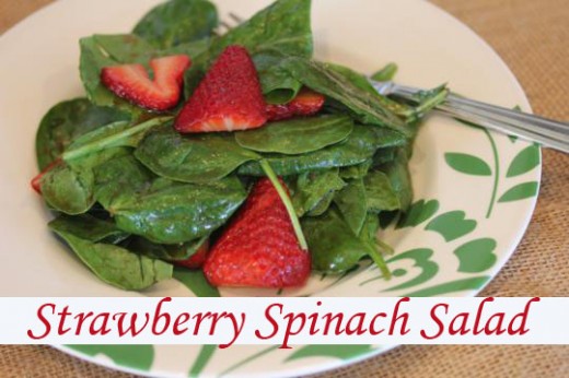 Strawberry Spinach Salad