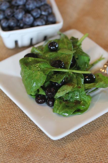 Blueberry Spinach Salad -