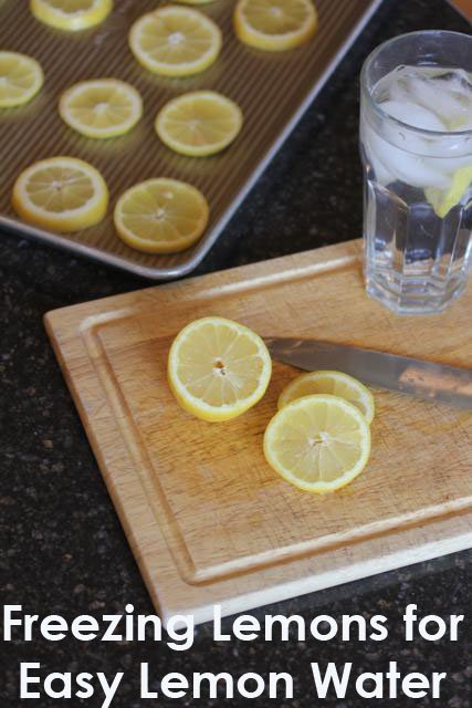 Freezing Lemons for Ice Water