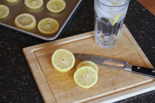 Freezing Lemons for Ice Water 4