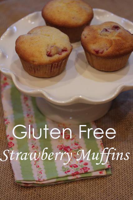 Gluten Free Strawberry Muffins