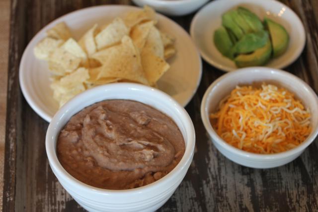 homemade slow cooked refried beans