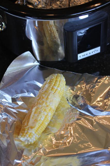 Slow Cooked Corn on the Cob_