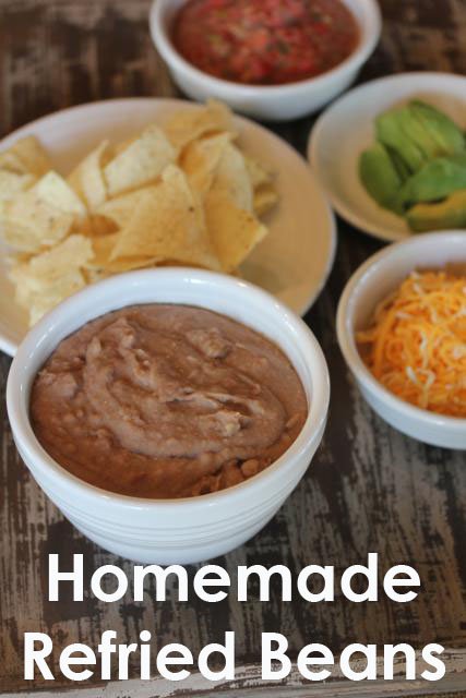 Slow Cooked Homemade Refried Beans