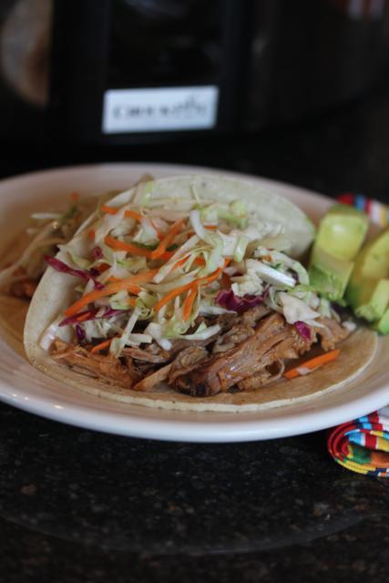 Slow Cooked Pulled Pork with Mexican Coleslaw