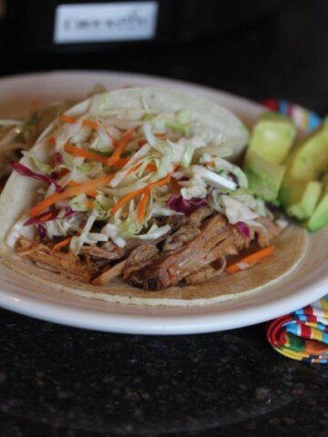 Slow Cooked Pork with Mexican Coleslaw