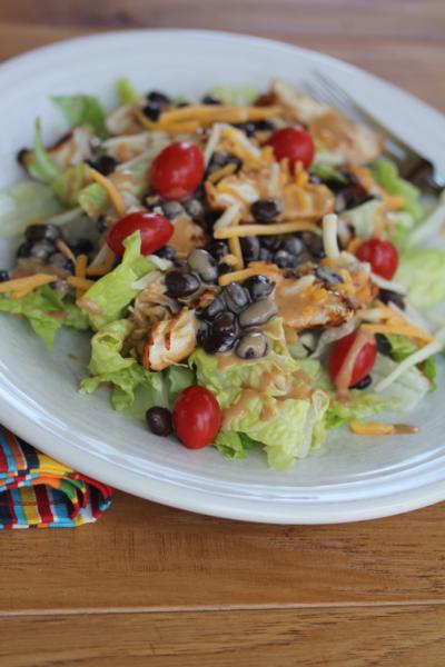 Barbecue Ranch Chicken Salad