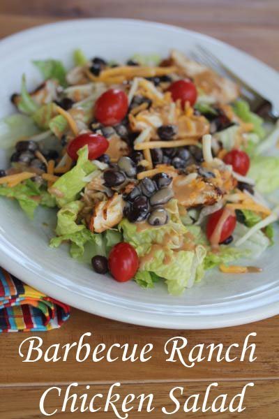 Barbecue Ranch Chicken Salad
