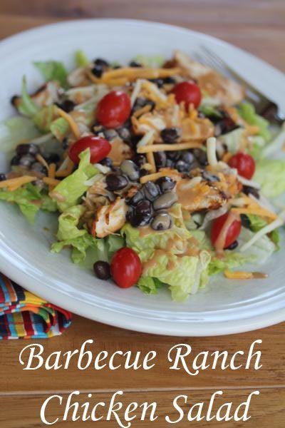 Barbecue Ranch Chicken Salad