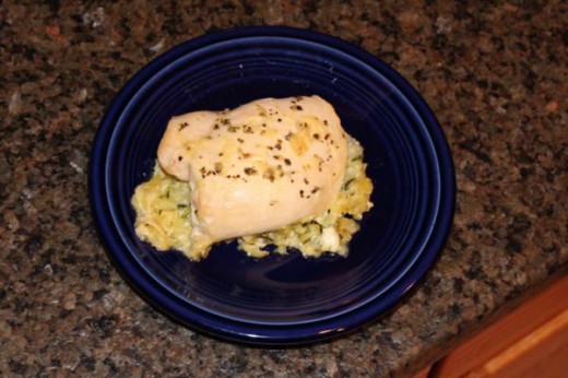 Evie's Zucchini Stuffed Chicken