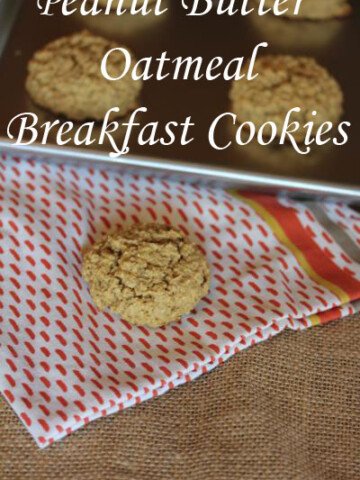 peanut oatmeal breakfast cookies