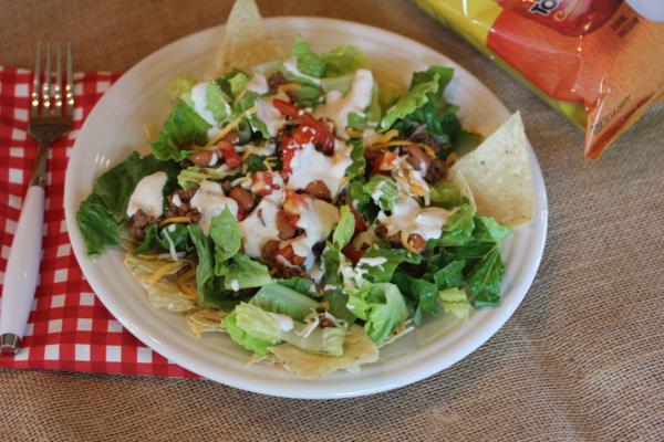 Taco Salad with Spicy Ranch Dressing 3