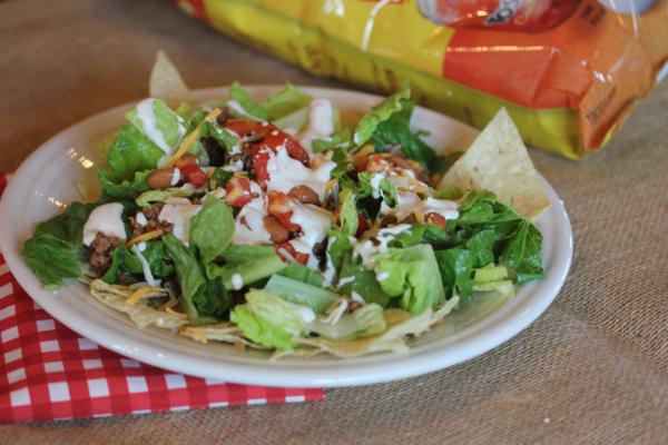 Taco Salad with Spicy Ranch Dressing_