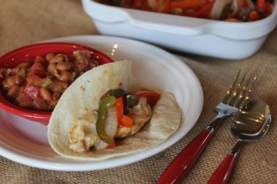 Baked Chicken Fajitas -