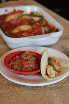 Baked Chicken Fajitas