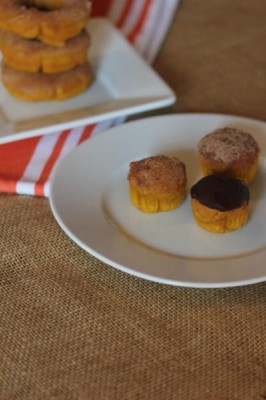 Gluten Free Pupkin Doughnuts -