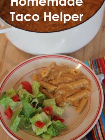homemade taco helper