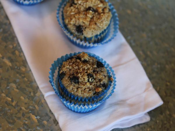 Blueberry Oatmeal Breakfast Muffins