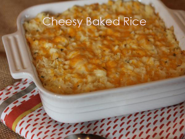 Cheesy Baked Rice