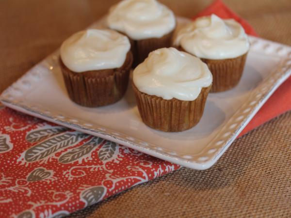 Gluten Free Carrot Cake Cupcakes -