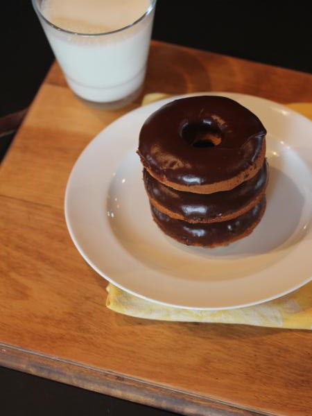 Gluten Free Chocolate Banana Doughnuts-