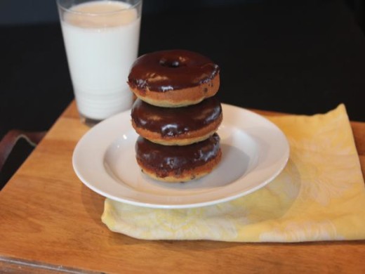 Gluten Free Chocolate Banana Doughnuts