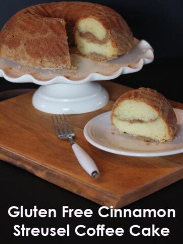 gluten free cinnamon streusel coffee cake