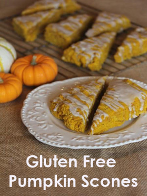 Gluten Free Pumpkin Scones