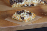Magic Pumpkin Bars from LynnsKitchenAdventures.com