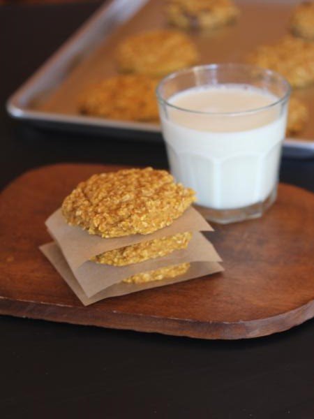 Pumpkin Oatmeal Breakfast Cookies