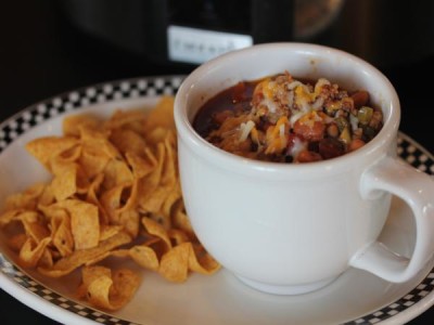 Slow Cooked Three Bean Chili-