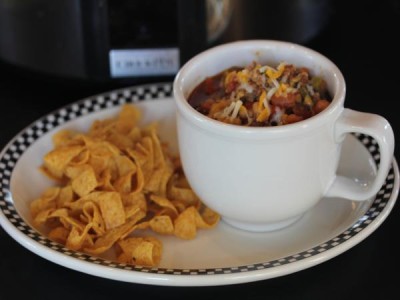 Three Bean Slow Cooked Chili-