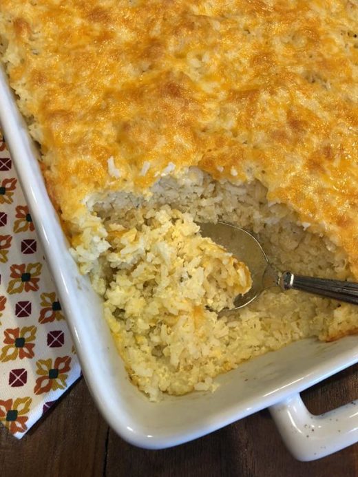 Cheesy Baked Rice