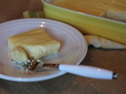 Creamy Lemon Pie Squares from LynnsKitchenAdventures.com