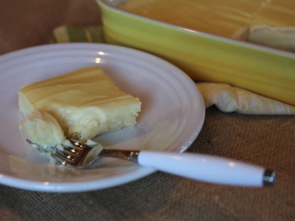 Creamy Lemon Pie Squares from LynnsKitchenAdventures.com