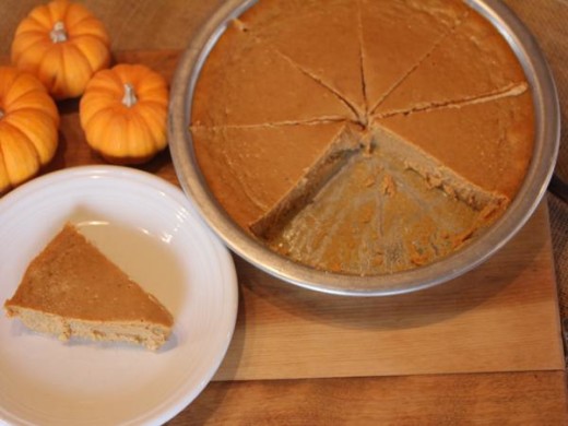 Crustless Pumpkin Pie