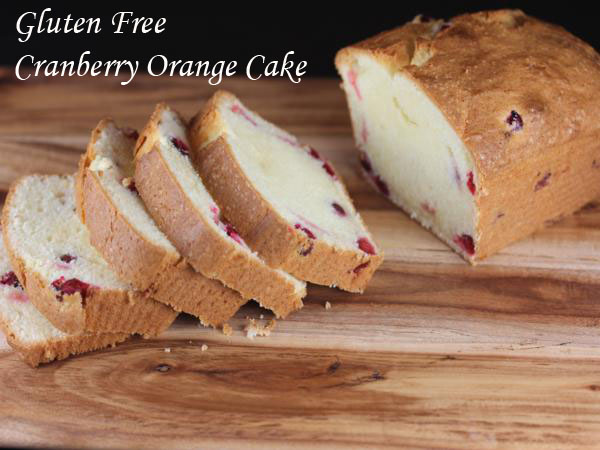 Gluten Free Cranberry Orange Cake