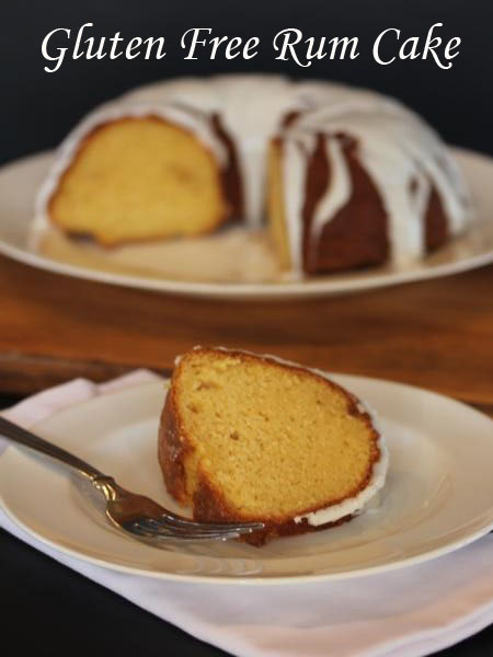 Gluten Free Rum Cake from LynnsKitchenAdventures.com