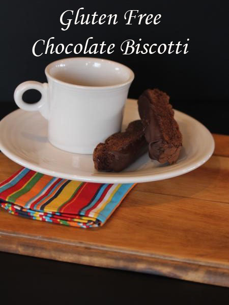 Gluten Free Chocolate Biscotti