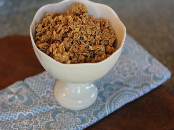 Maple Cinnamon Homemade Granola -