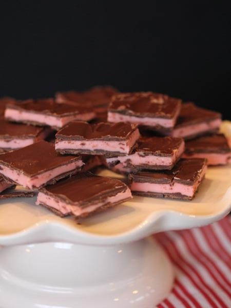 raspberry and orange chocolates