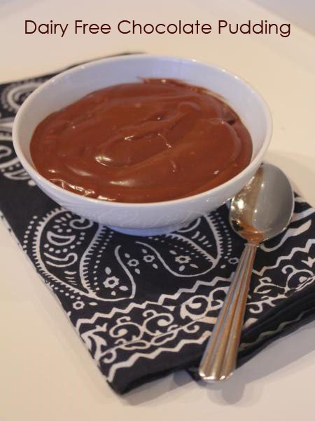 Dairy Free Chocolate Pudding