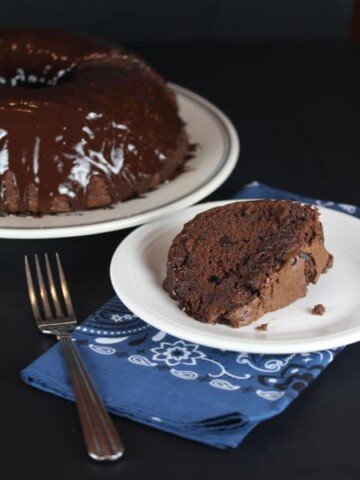 gluten free chocolate Bundt cake